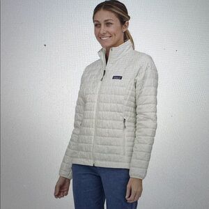 Patagonia Women's Birch White Nano Puff insulated Jacket - Size XS